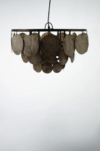 Taklampe – Lennon – Beige – Ø50 x 30 cm - www.frokenfraken.se