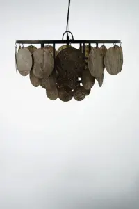 Taklampe – Lennon – Beige – Ø50 x 30 cm - www.frokenfraken.se