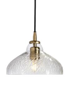 Taklampe - Lønn - Klar Glass 23cm - www.frokenfraken.se