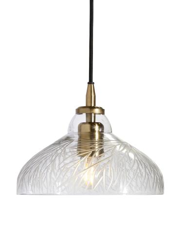 Taklampe - Lønn - Klar Glass 23cm - www.frokenfraken.se