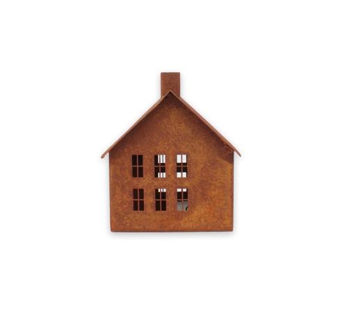Lyslykt - Hus - Rust - 11 x 15 cm - www.frokenfraken.se