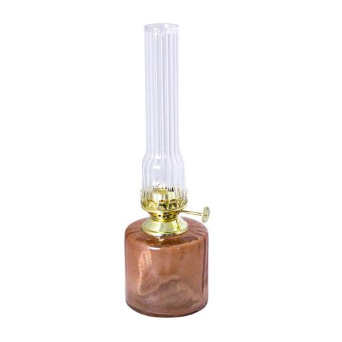 Fotogenlampe - Elvira Lysbrun Liten - Brun - Ø8 x H25 cm - www.frokenfraken.se