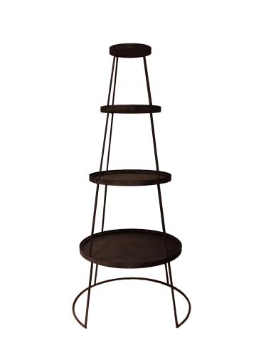 Satsbord - Stapelbare - 4 etasjer - 129,5 cm - www.frokenfraken.se