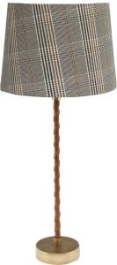 bordslampe - Nora - mønstret skjerm 59cm - www.frokenfraken.se