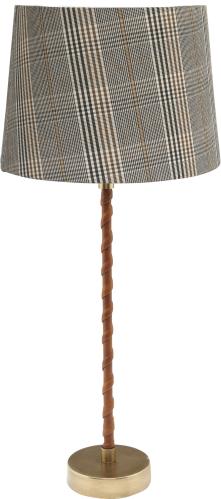 bordslampe - Nora - mønstret skjerm 59cm - www.frokenfraken.se