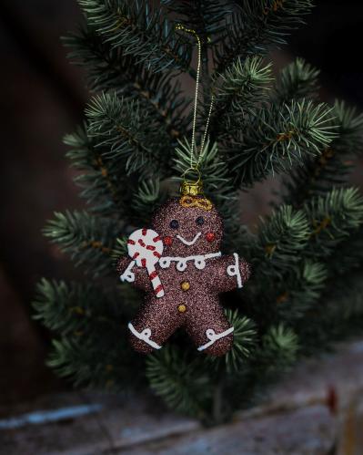 Julekule - Pepperkakekone - 11 cm - www.frokenfraken.se