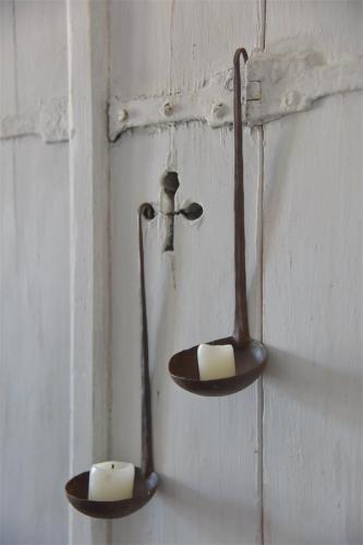 Slev for lys - Lysestake - 35-40cm - www.frokenfraken.se