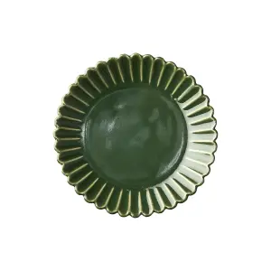 Tallerken - Hulda - Grønn - Ø19 cm - www.frokenfraken.se