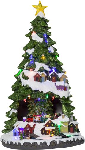 Dekorasjonslandsby - Tog som kjører rundt juletre - 45 cm - www.frokenfraken.se
