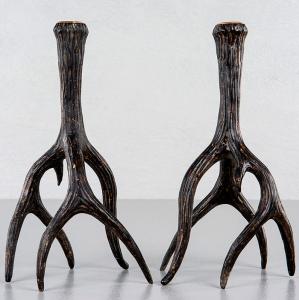 Lysstake - Reinhorn - Brunsvart - 29 cm - 1stk - www.frokenfraken.se