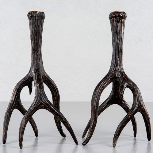 Lysstake - Reinhorn - Brunsvart - 29 cm - 1stk - www.frokenfraken.se