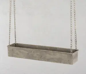 Hengende hylle med kant - Ampel - 40 cm - www.frokenfraken.se