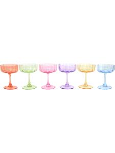 Cocktailglass/Vinglass – 6 farger – Ø10 x 13 cm - www.frokenfraken.se