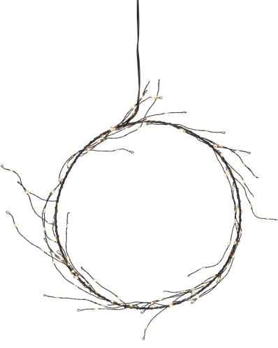 Krans med belysning - 24 cm - www.frokenfraken.se