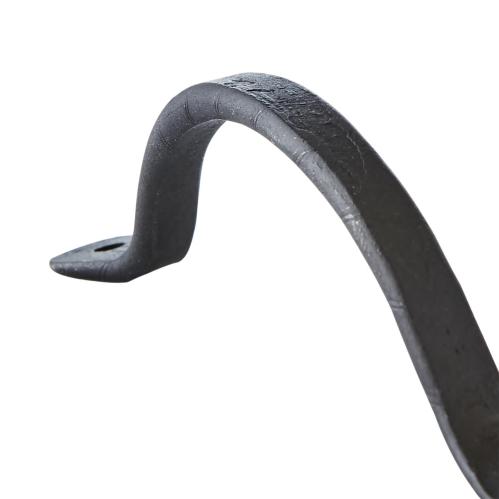 Handtag - Svart Rustik Smide - 12 x 1 x 3,5 cm - www.frokenfraken.se