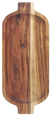 Serveringsfat oljet akasietre - 45 X 19 X 2,5 CM - www.frokenfraken.se