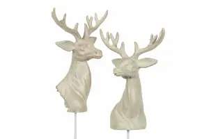 Hjort - På Stick - Natur - 1 st - 8,5 cm - www.frokenfraken.se