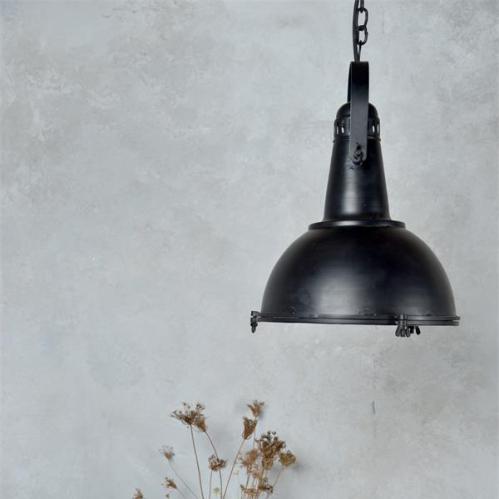 Taklampe - Industriell stil - Matt svart - 38 x 33cm - www.frokenfraken.se