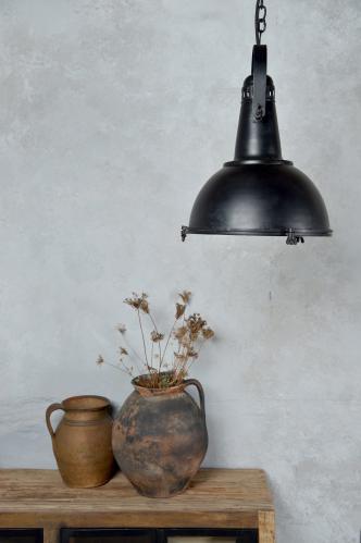 Taklampe - Industriell stil - Matt svart - 38 x 33cm - www.frokenfraken.se
