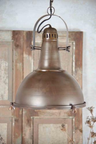 Taklampe - Industri - Brun Metall - 38 cm - www.frokenfraken.se