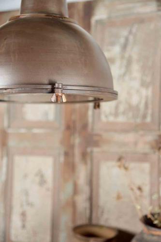 Taklampe - Industri - Brun Metall - 38 cm - www.frokenfraken.se