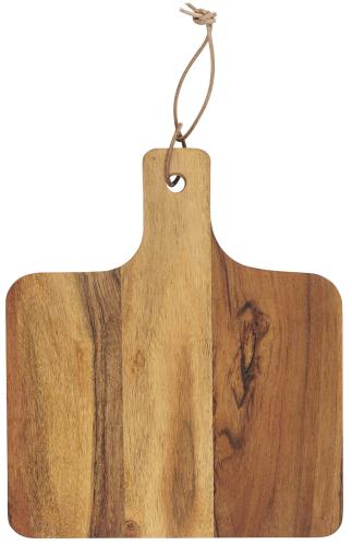Skjærebrett - Tapasbrett i lys oljet akasietre - 29 X 25 X 1,5 CM - www.frokenfraken.se