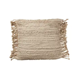 Putetrekk - Jute Beige - 50 x 50 cm - www.frokenfraken.se