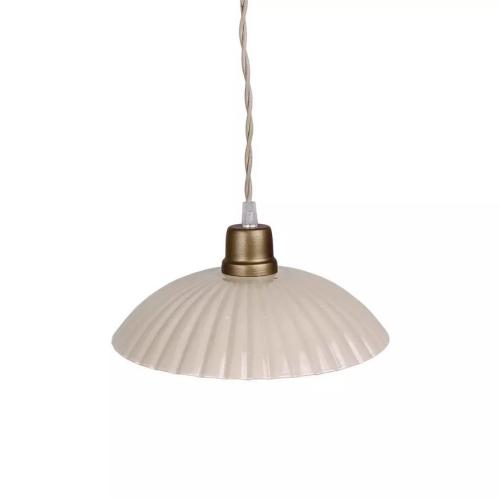 Taklampe - Vinduslampe - Ingrid - Beige - Ø23,5 x 3,5 cm - www.frokenfraken.se