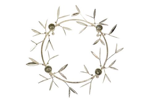Lysstake - Mistel - Juledekorasjon - Champagne - Ø30 cm - www.frokenfraken.se