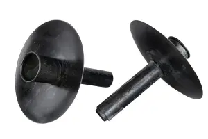 Lysstake - Svart lysholder for å sette i flaske - Kronlys - www.frokenfraken.se