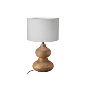 Bordslampe med skjerm - 2-pakning - Aura - Tre - 17 x 27 cm - www.frokenfraken.se