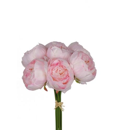 Pionbukett - Rosa - 30 cm - www.frokenfraken.se