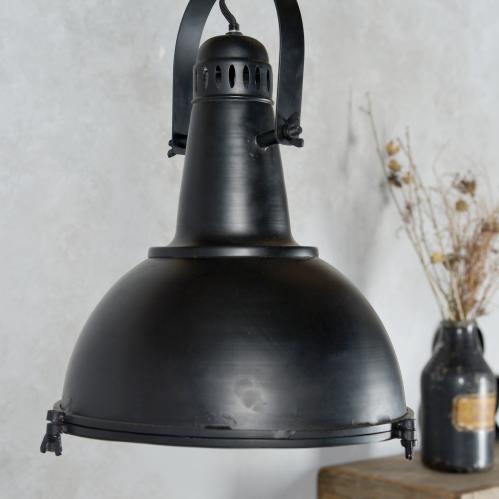 Taklampe - Industriell stil - Matt svart - 38 x 33cm - www.frokenfraken.se