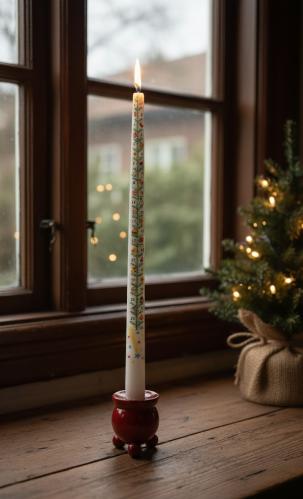 Dato lys - Kalender lys - 38 cm - www.frokenfraken.se