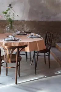 Duk - VIDE - PEACH - Ø160 CM - www.frokenfraken.se