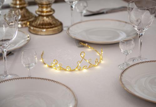 Diadem med belysning - Bordsdekoration - 6 cm - www.frokenfraken.se