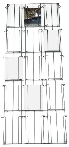 Kortholder for vegg - Kortholder Metall - 31 x 97 cm - www.frokenfraken.se