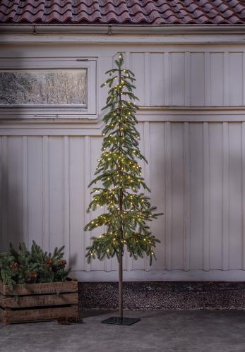 Juletre med belysning – 150 cm – Til utendørs og innendørs bruk - www.frokenfraken.se
