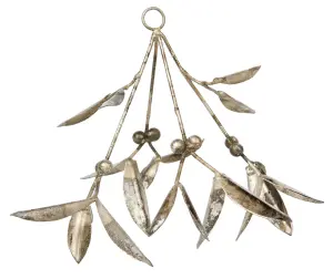 Mistel - Juldekorasjon - Metall - 12 cm - www.frokenfraken.se