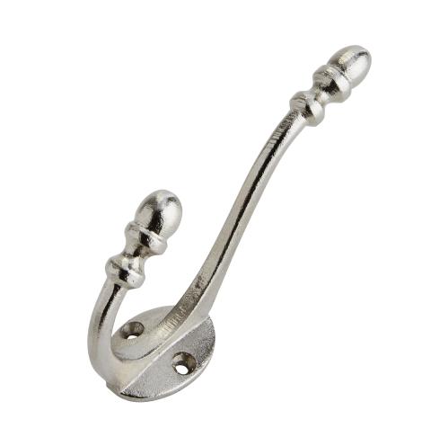 Krok - Sølv - Metallkrok - 12 cm - www.frokenfraken.se