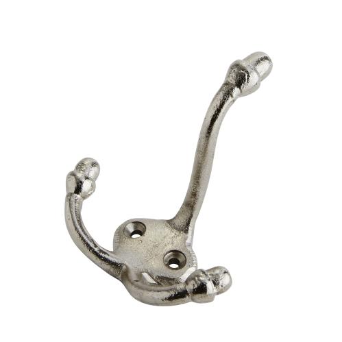 Krok - Sølv - Metallkrok - 8 cm - www.frokenfraken.se
