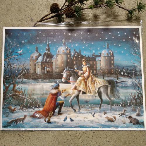 Adventskalender - A3 - Prinsessen & Prinsen - www.frokenfraken.se