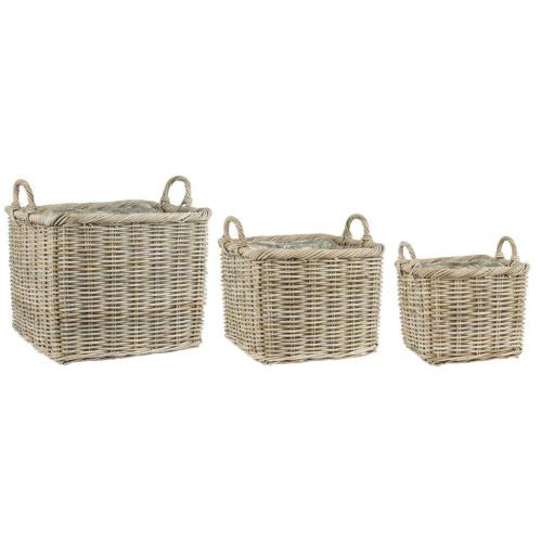 Kurver - 3 stk - Plastbelagt innside rektangulære - 53 cm - www.frokenfraken.se