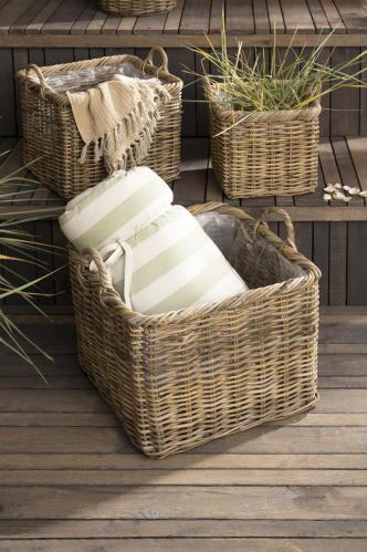 Kurver - 3 stk - Plastbelagt innside rektangulære - 53 cm - www.frokenfraken.se