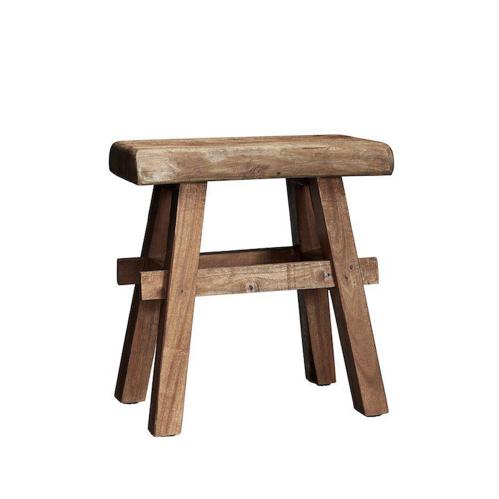 Pall - Rustikk Tre - Brun - 2-pakning - 45 cm - www.frokenfraken.se