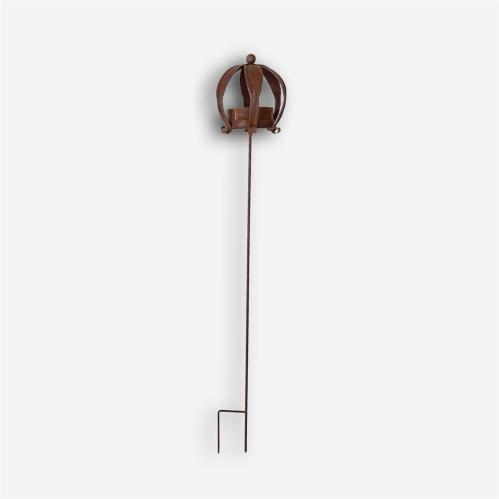 Marsjallysholder på pinne – Rust – Kongekronen – 118 cm - www.frokenfraken.se