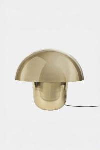 Bordlampe – Carl-Johan – Gull – Ø40 cm - www.frokenfraken.se