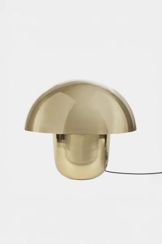 Bordlampe – Carl-Johan – Gull – Ø40 cm - www.frokenfraken.se