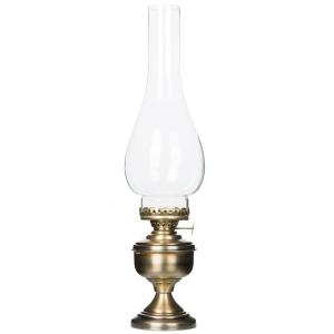 Fotogenlampe - For varmelys - Antikk messing - 52 cm - www.frokenfraken.se