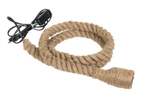 Lampe - Rep Jute Natur - 150 cm - www.frokenfraken.se